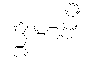 4-benzyl-8-[3-(2-furyl)-3-phenyl-propanoyl]-4,8-diazaspiro[4.5]decan-3-one