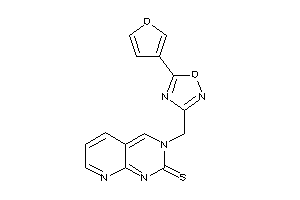 3-[[5-(3-furyl)-1,2,4-oxadiazol-3-yl]methyl]pyrido[2,3-d]pyrimidine-2-thione