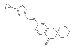 7-[(5-cyclopropyl-1,2,4-oxadiazol-3-yl)methoxy]spiro[chroman-2,1'-cyclohexane]-4-one