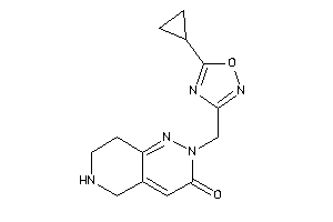 2-[(5-cyclopropyl-1,2,4-oxadiazol-3-yl)methyl]-5,6,7,8-tetrahydropyrido[4,3-c]pyridazin-3-one