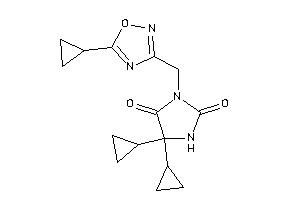 5,5-dicyclopropyl-3-[(5-cyclopropyl-1,2,4-oxadiazol-3-yl)methyl]hydantoin