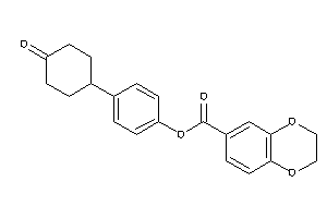 Image of 2,3-dihydro-1,4-benzodioxine-6-carboxylic Acid [4-(4-ketocyclohexyl)phenyl] Ester