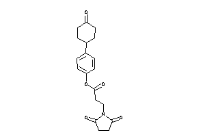 3-succinimidopropionic Acid [4-(4-ketocyclohexyl)phenyl] Ester