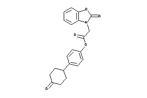 2-(2-keto-1,3-benzoxazol-3-yl)acetic Acid [4-(4-ketocyclohexyl)phenyl] Ester