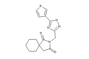 3-[[5-(3-thienyl)-1,2,4-oxadiazol-3-yl]methyl]-3-azaspiro[4.5]decane-2,4-quinone