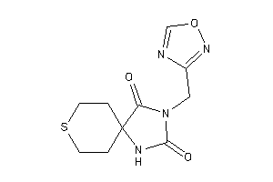 Image of 3-(1,2,4-oxadiazol-3-ylmethyl)-8-thia-1,3-diazaspiro[4.5]decane-2,4-quinone