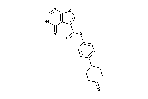 4-keto-3H-furo[2,3-d]pyrimidine-5-carboxylic Acid [4-(4-ketocyclohexyl)phenyl] Ester