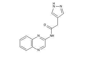 2-(1H-pyrazol-4-yl)-N-quinoxalin-2-yl-acetamide