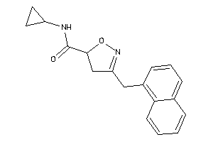 N-cyclopropyl-3-(1-naphthylmethyl)-2-isoxazoline-5-carboxamide