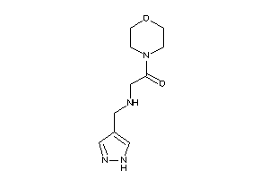 1-morpholino-2-(1H-pyrazol-4-ylmethylamino)ethanone