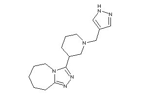 3-[1-(1H-pyrazol-4-ylmethyl)-3-piperidyl]-6,7,8,9-tetrahydro-5H-[1,2,4]triazolo[4,3-a]azepine