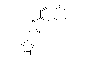 N-(3,4-dihydro-2H-1,4-benzoxazin-6-yl)-2-(1H-pyrazol-4-yl)acetamide