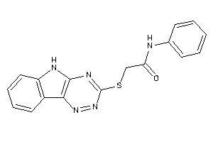N-phenyl-2-(5H-[1,2,4]triazino[5,6-b]indol-3-ylthio)acetamide