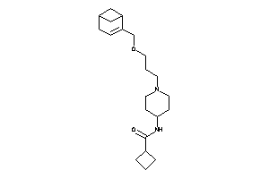 N-[1-[3-(4-bicyclo[3.1.1]hept-3-enylmethoxy)propyl]-4-piperidyl]cyclobutanecarboxamide