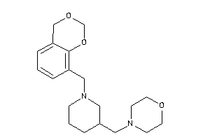 4-[[1-(4H-1,3-benzodioxin-8-ylmethyl)-3-piperidyl]methyl]morpholine