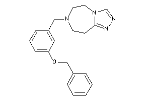 Image of 7-(3-benzoxybenzyl)-5,6,8,9-tetrahydro-[1,2,4]triazolo[3,4-g][1,4]diazepine