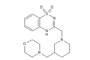 3-[[3-(morpholinomethyl)piperidino]methyl]-4H-benzo[e][1,2,4]thiadiazine 1,1-dioxide