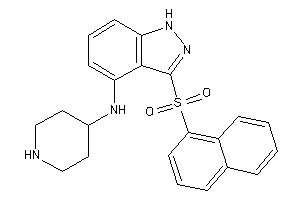 [3-(1-naphthylsulfonyl)-1H-indazol-4-yl]-(4-piperidyl)amine