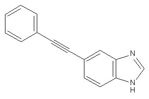 5-(2-phenylethynyl)-1H-benzimidazole