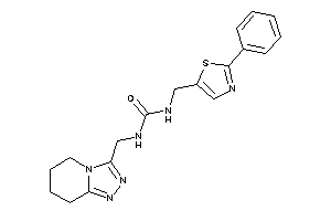 1-[(2-phenylthiazol-5-yl)methyl]-3-(5,6,7,8-tetrahydro-[1,2,4]triazolo[4,3-a]pyridin-3-ylmethyl)urea