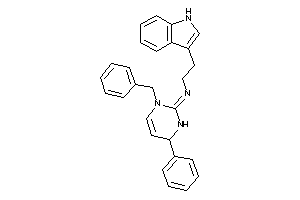 (3-benzyl-6-phenyl-1,6-dihydropyrimidin-2-ylidene)-[2-(1H-indol-3-yl)ethyl]amine