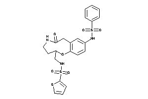 Image of N-[[9-(benzenesulfonamido)-6-keto-3,4,5,7-tetrahydro-2H-1,5-benzoxazonin-2-yl]methyl]thiophene-2-sulfonamide