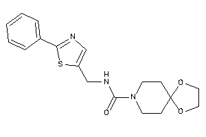 N-[(2-phenylthiazol-5-yl)methyl]-1,4-dioxa-8-azaspiro[4.5]decane-8-carboxamide