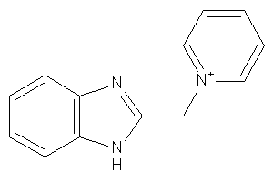 2-(pyridin-1-ium-1-ylmethyl)-1H-benzimidazole