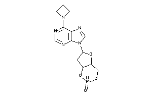 8-[6-(azetidin-1-yl)purin-9-yl]-3,5,9-trioxa-4$l^{5}-phosphabicyclo[4.3.0]nonane 4-oxide