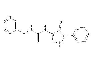 1-(5-keto-1-phenyl-3-pyrazolin-4-yl)-3-(3-pyridylmethyl)urea