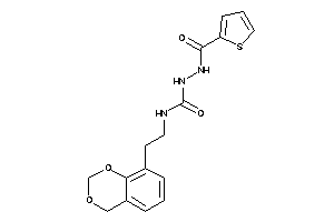 1-[2-(4H-1,3-benzodioxin-8-yl)ethyl]-3-(2-thenoylamino)urea