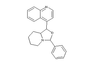 3-phenyl-1-(4-quinolyl)-3,5,6,7,8,8a-hexahydro-1H-oxazolo[3,4-a]pyridine