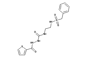 1-[2-(benzylsulfonylamino)ethyl]-3-(2-thenoylamino)urea