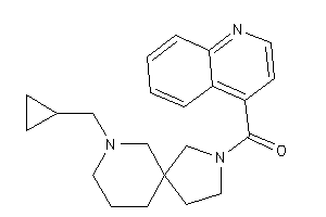 [7-(cyclopropylmethyl)-3,7-diazaspiro[4.5]decan-3-yl]-(4-quinolyl)methanone