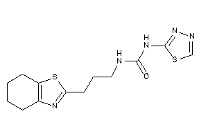 1-[3-(4,5,6,7-tetrahydro-1,3-benzothiazol-2-yl)propyl]-3-(1,3,4-thiadiazol-2-yl)urea