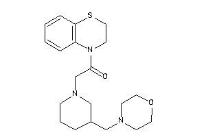 1-(2,3-dihydro-1,4-benzothiazin-4-yl)-2-[3-(morpholinomethyl)piperidino]ethanone