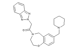 2-(benzotriazol-2-yl)-1-[7-(piperidinomethyl)-3,5-dihydro-2H-1,4-benzoxazepin-4-yl]ethanone