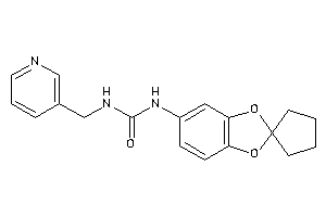Image of 1-(3-pyridylmethyl)-3-spiro[1,3-benzodioxole-2,1'-cyclopentane]-5-yl-urea