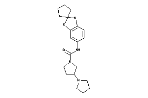 3-pyrrolidino-N-spiro[1,3-benzodioxole-2,1'-cyclopentane]-5-yl-pyrrolidine-1-carboxamide