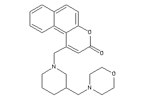 1-[[3-(morpholinomethyl)piperidino]methyl]benzo[f]chromen-3-one