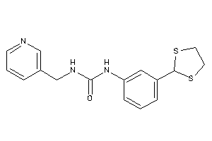 Image of 1-[3-(1,3-dithiolan-2-yl)phenyl]-3-(3-pyridylmethyl)urea