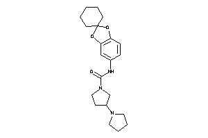 3-pyrrolidino-N-spiro[1,3-benzodioxole-2,1'-cyclohexane]-5-yl-pyrrolidine-1-carboxamide