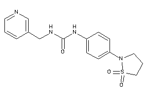 1-[4-(1,1-diketo-1,2-thiazolidin-2-yl)phenyl]-3-(3-pyridylmethyl)urea