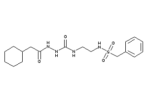 1-[2-(benzylsulfonylamino)ethyl]-3-[(2-cyclohexylacetyl)amino]urea