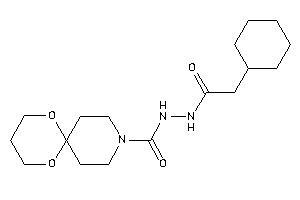 N'-(2-cyclohexylacetyl)-7,11-dioxa-3-azaspiro[5.5]undecane-3-carbohydrazide