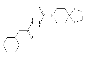 N'-(2-cyclohexylacetyl)-1,4-dioxa-8-azaspiro[4.5]decane-8-carbohydrazide