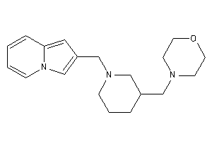 4-[[1-(indolizin-2-ylmethyl)-3-piperidyl]methyl]morpholine