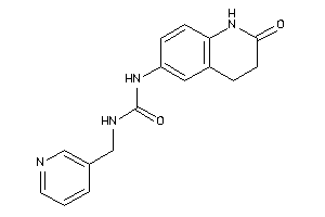 1-(2-keto-3,4-dihydro-1H-quinolin-6-yl)-3-(3-pyridylmethyl)urea