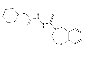 N'-(2-cyclohexylacetyl)-3,5-dihydro-2H-1,4-benzoxazepine-4-carbohydrazide