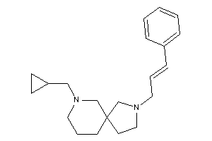 2-cinnamyl-7-(cyclopropylmethyl)-2,7-diazaspiro[4.5]decane